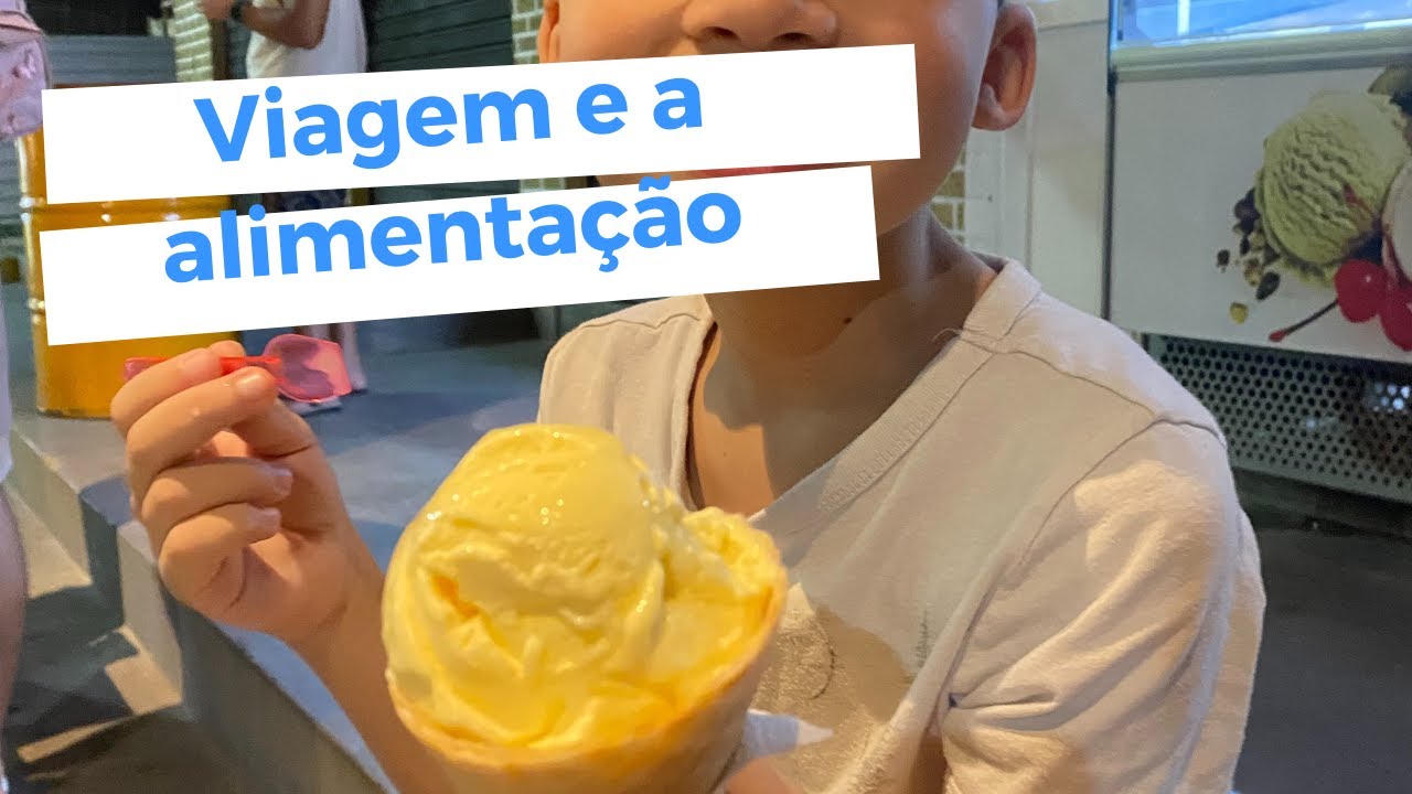 A alimentação durante períodos de viagem