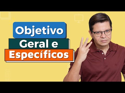 Objetivo Geral e Objetivos Específicos - Técnica passo a passo! | André Fontenelle