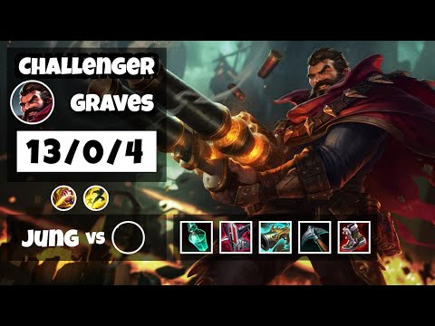 Graves vs Xin Zhao NA Challenger JUNGLE (13/0/4) - v11.14