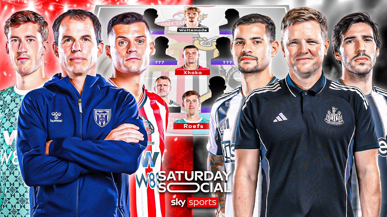 Who makes a Sunderland x Newcastle United Combined XI!? 🔴⚫| Saturday Social