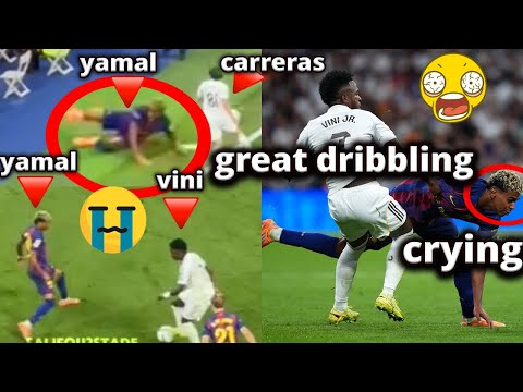 Watch how Real Madrid players destroyed Lamine Yamal and confronted Vinicius and Yamal🔥😨