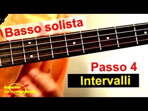 Basso solista passo 4 INTERVALLI: solo dimostrativo