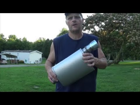 THRUSH TURBO MUFFLER REVIEW INSTALL AND SOUND | TURBO MUFFLER ON A FOUR CYLINDER #thrushmuffler 