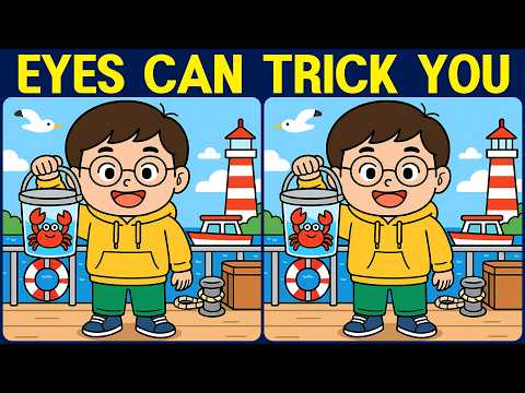 [Spot the Difference Brain Training] Can you spot what so many people are missing?