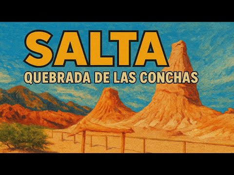 SALTA-  "QUEBRADA DE LAS CONCHAS" . IMPRESIONANTE RECORRIDO!!!