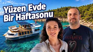 İzmir'de Yüzen Evde Kaldık ! | Denizde Bir Hafta Sonu