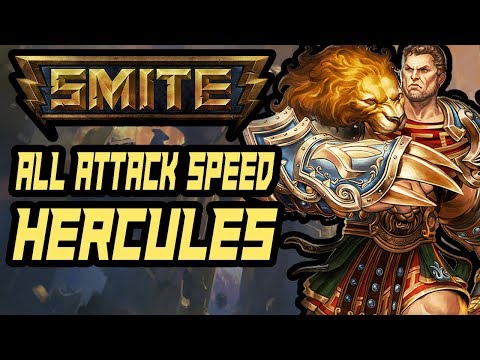 MAX ATTACK SPEED HERCULES - Smite Troll Life Ep.99