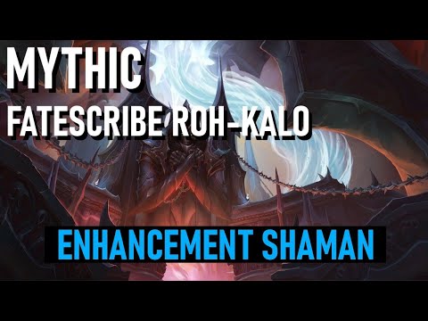 Mythic Fatescribe Roh-Kalo  [First Kill] - Enhancement Shaman POV | World of Warcraft | Waves