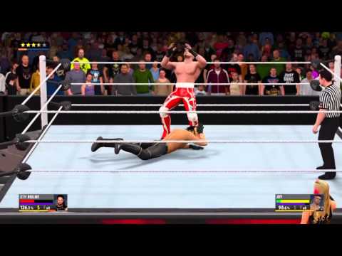 Wwe 2k16 my career ppv rival event Wrestlemania and i join the authority