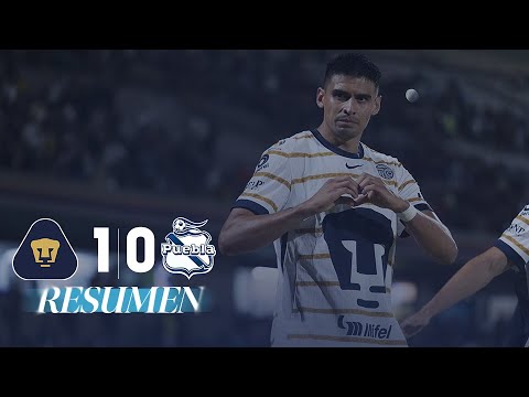 Resumen Pumas UNAM vs Puebla Jornada 8