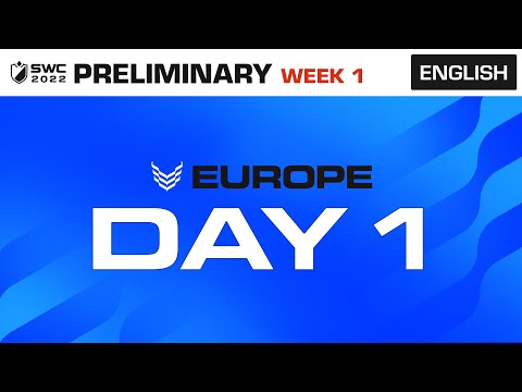 [ENGLISH] SWC2022 Europe Preliminary Day 1  | Summoners War