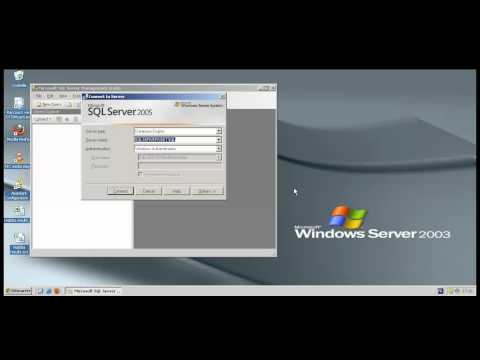 comment ouvrir sql server 2005