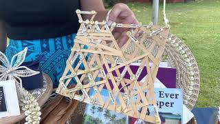 Marshall Islands Consul General Isabela Silk on wayfinding model