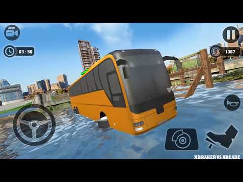 Sea Bus Driving: Tourist Coach Bus Duty Driver | Bus Driving New Bus Unlocked - Android GamePlay FHD