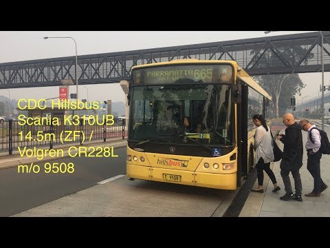 CDC Hillsbus: Scania K310UB 14.5m (ZF) / Volgren CR228L, m/o 9508
