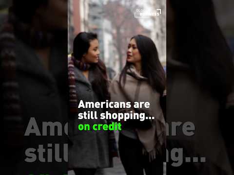 American are still shopping but relying on credit cards