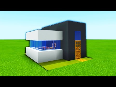 Minecraft Tutorial: How To Make The Easiest Modern House Ever Made