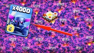 4000 Max Pekka Unbelievable Attack Funny Gameply on COC Private Server Clash of Clans