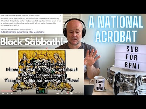 Drum Teacher Reacts: BILL WARD! Black Sabbath - A National Acrobat