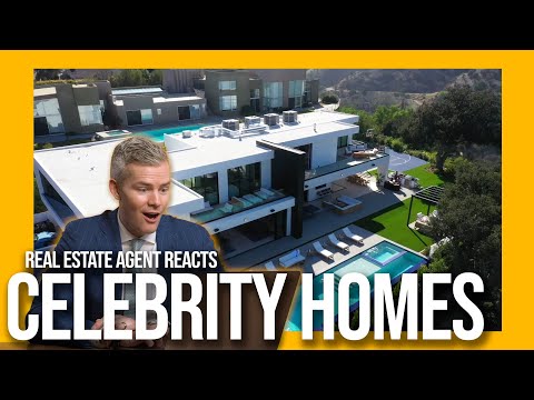 Real Estate Agent Reacts to Celebrity Homes | David Dobrik, Tom Brady, Drake, The Weeknd