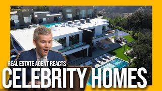 Real Estate Agent Reacts to Celebrity Homes | David Dobrik, Tom Brady, Drake, The Weeknd