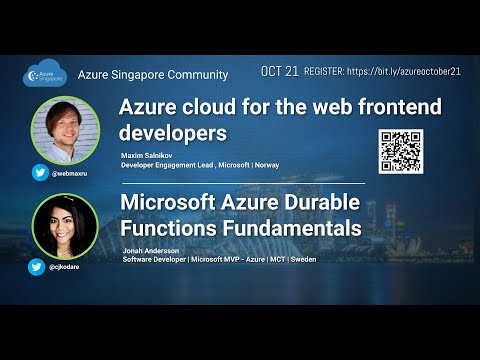 Microsoft Azure Durable Functions and Azure cloud for frontend developers