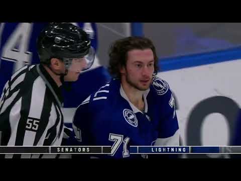 NHL Fight - Senators @ Lightning - Formenton vs Cirelli - 01/03/2022