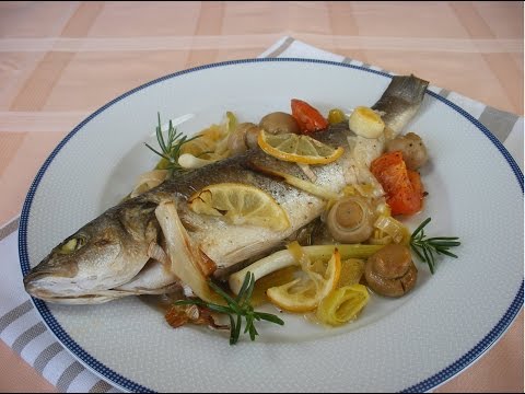Lubina al vino blanco