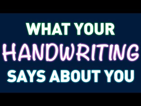 你的筆跡說明了你的性格特點。 (What Your Handwriting Says About Your Character Traits)
