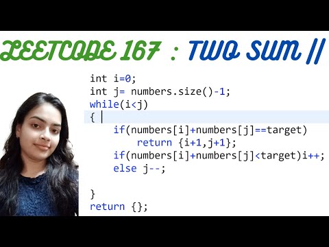 Leetcode 167. Two Sum II - Input Array Is Sorted | Leetcode Daily Challenge | Two pointers