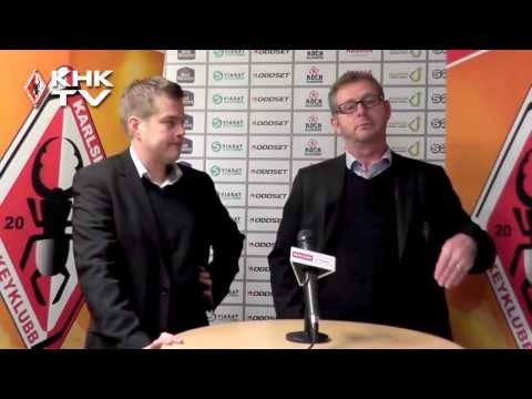 131021 - Presskonferens efter matchen mot Asplöven HC