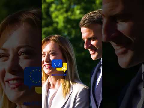 Video Thumbnail: Giorgia Meloni Arrives at G7 Évian: Macron and Brigitte Welcome Italy’s Prime Minister