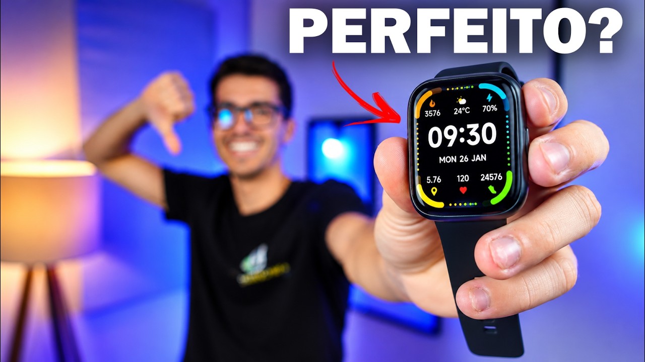 Miniatura da avaliação em vídeo de Smartwatch Bettdow Tela 1.83 Polegadas IP67 Chamadas Bluetooth