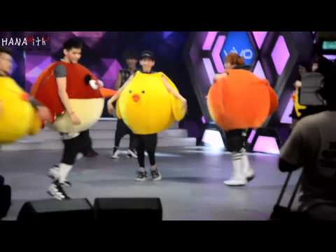 Fancam 130604 EXO dancing @ Happy Camp Recording Part 1