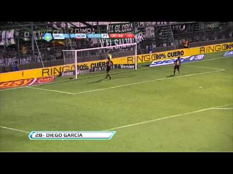 Gol de García. San Martín 1 Newell´s 0. Fecha 3. Torneo Final 2013. Fútbol Para Todos.