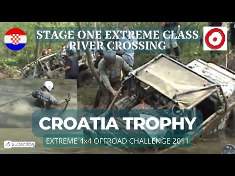 Wading through chest deep water Stage 1 Croatia Trophy 2011