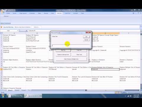 Excel Remove Text, Spaces & Characters From Cells Software
