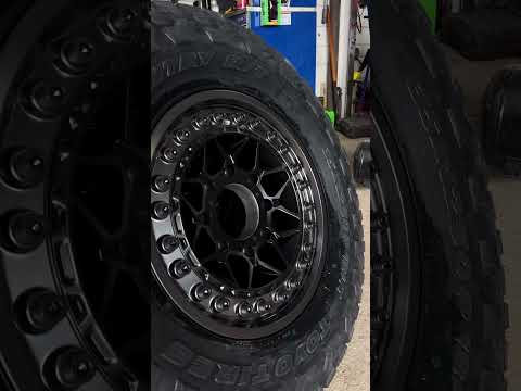 New black rhino wheels and Toyo tires #gmc #gmc3500 #duramax #denali #fypage