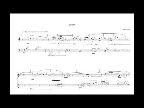 Adam Billings - Poem (Score Follow)