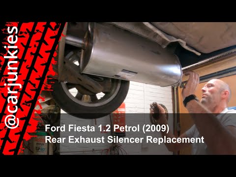 Ford Fiesta 1.2 Petrol (2009) - Rear Exhaust Silencer Replacement