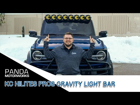 Retro Styling Meets Modern Performance! | KC HiLites Pro6 Gravity Bronco Light Bar Install