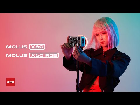 Introducing ZHIYUN MOLUS X60 & X60 RGB | Tiny 60W COB Light