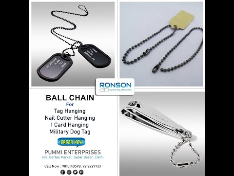 Ball Chains.Tag Ball Chain