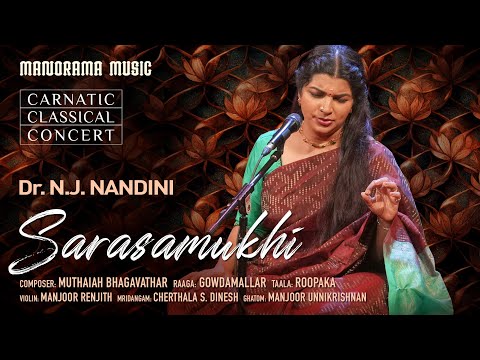 Sarasamukhi  |  Gowdamallar | Dr N J Nandini | Navarathri Festival 2023 Live
