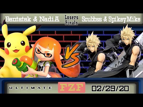 Bentatek & NadiA (Y) vs. Scubbss & SpikeyMike (R) - Losers Finals - Flat Zone February 2020