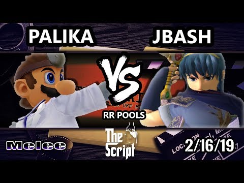 The Script 2 - Palika (Dr. Mario) Vs. JBash (Marth) - Smash Melee RR Pools - B1