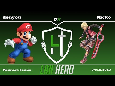 LAN Hero Tuesday #24 eM | Zenyou (Mario) Vs FAD | Nicko (Shulk) - Winners Semis