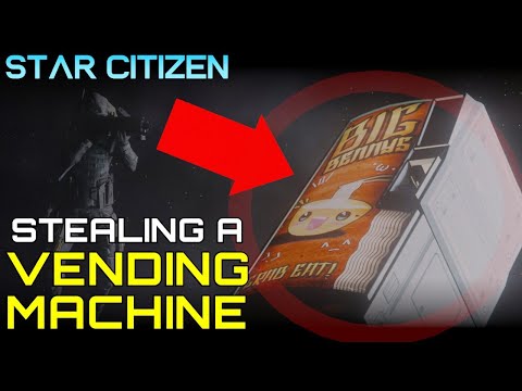 Stealing a VENDING MACHINE for our Carrack - Star Citizen
