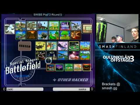 Oulunkylän Offstage 3 - Melee Singles - Pools - saska(Cpt.Falcon) vs Peki(Falco)