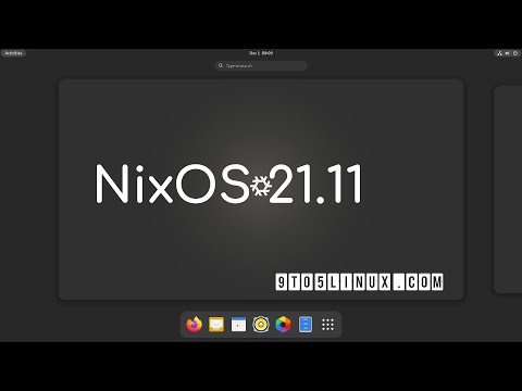 First Look: NixOS 21.11 "Porcupine" with GNOME 41.1